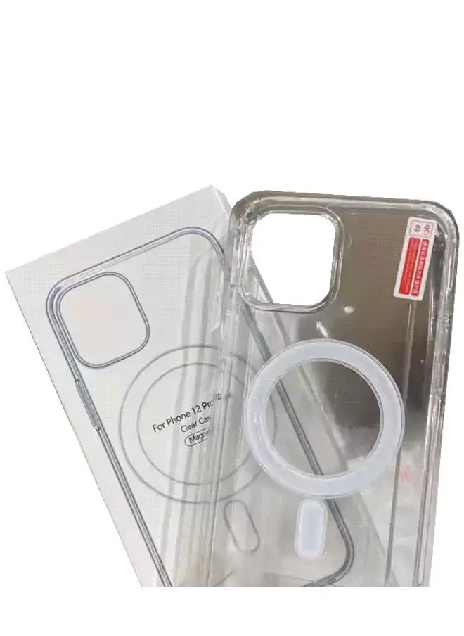 ELTRAZONE Clear Shockproof Acrylic Magnetic Phone Case with HD Camera Lens Protector – Fits iPhone 16 Series, Including iPhone 16 Pro 