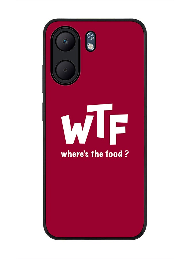 Stylizedd For Oppo A5x 5G / A5x 4G Case,Slim fit Camera Protection, Shockproof Thin Phone cover  - Where's the food?