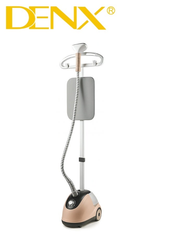 Denx 2-In-1 Professional Garment Steam Iron – Vertical & Flat Professional Steam Iron For Clothes, Designed For Both Vertical Steaming And Flat Ironing. Equipped With 2000W Power, A Large 1.8L Water Tank, Fast Heating System, And Continuous Strong Steam Output To Efficiently Remove Wrinkles From All Types Of Fabrics - Image 3