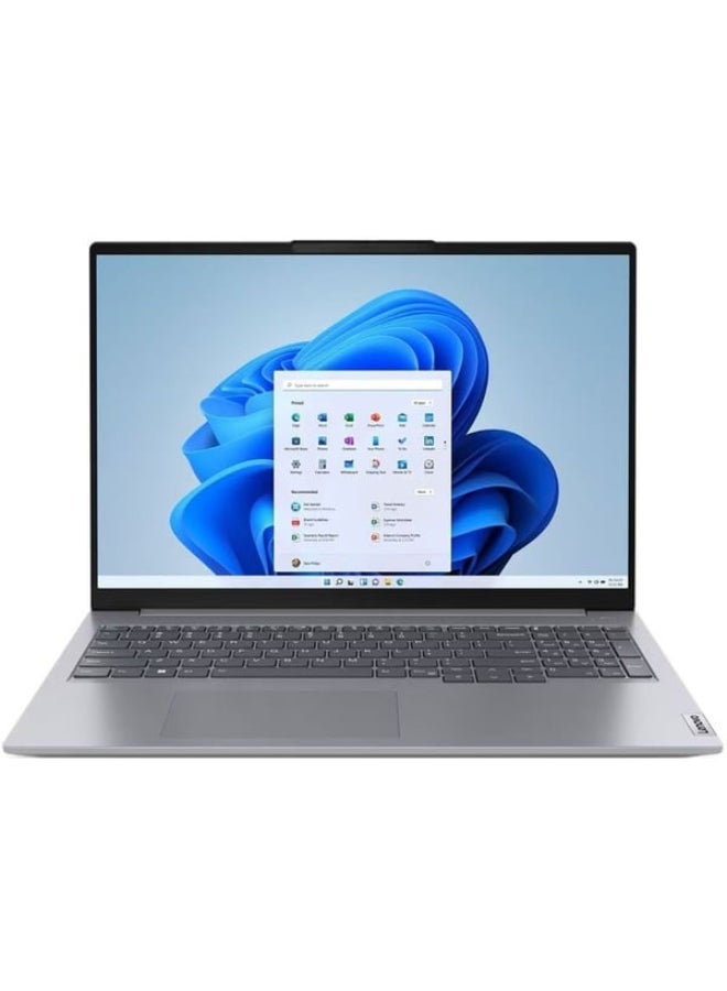 Lenovo ThinkBook 16 Laptop With 16-Inch Display, Core i7-13700H Processor/32GB RAM/1TB SSD/Intel Iris XE Graphics/Windows 11 Pro English/Arabic Grey