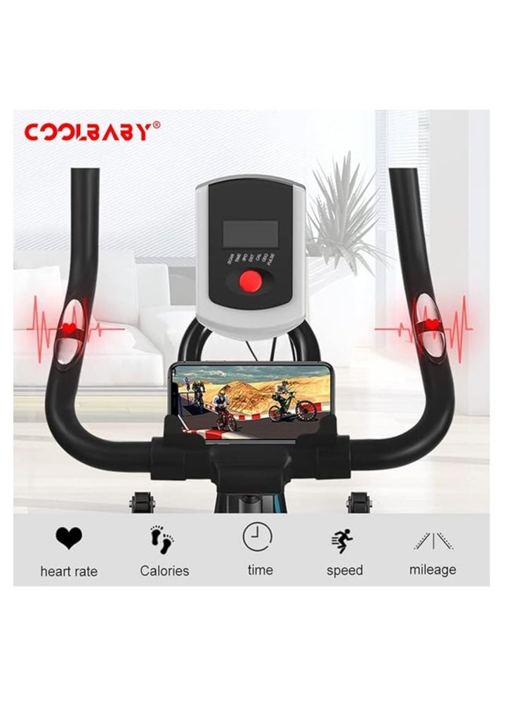 Exercise Bike Indoor Cycling Stationary Bike with Heart Rate Sensor and Comfort Seat 220lb - pzsku/Z04C4B2CE0880177DDF5CZ/45/_/1730189979/95f30dda-d6f3-49d5-adee-4eb75c384bb9