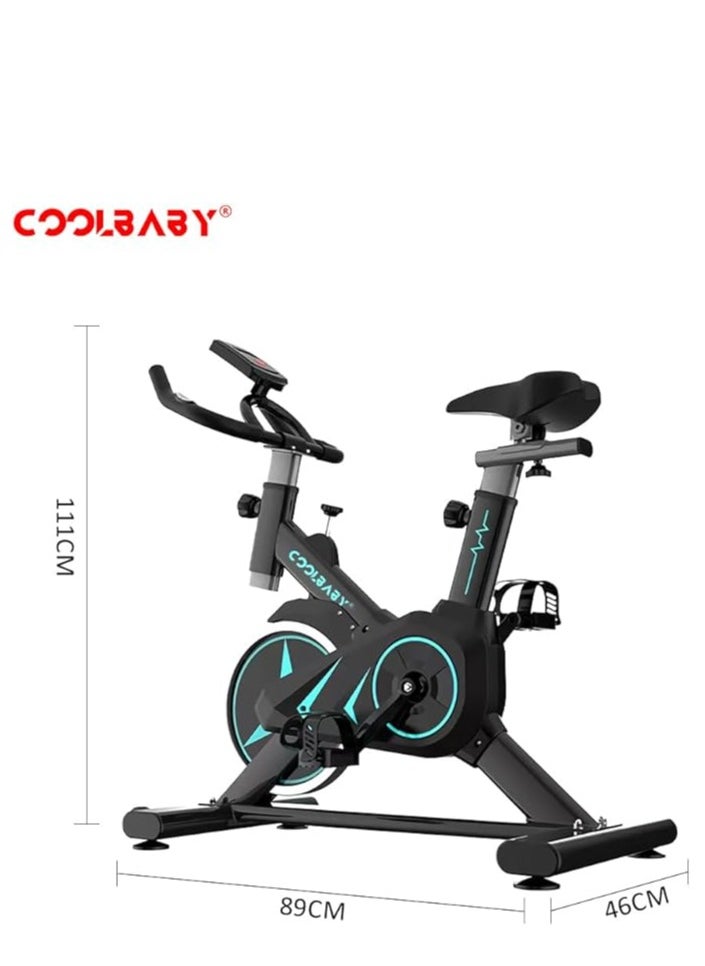 Exercise Bike Indoor Cycling Stationary Bike with Heart Rate Sensor and Comfort Seat 220lb - pzsku/Z04C4B2CE0880177DDF5CZ/45/_/1730190000/b0246f2e-9437-47ec-83d7-48c6211ee15d