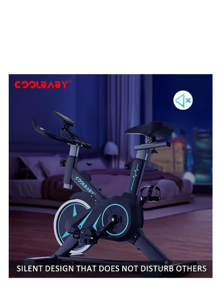 Exercise Bike Indoor Cycling Stationary Bike with Heart Rate Sensor and Comfort Seat 220lb - pzsku/Z04C4B2CE0880177DDF5CZ/45/_/1730190010/3dc68864-6968-4ff2-9607-e1648a02cda9