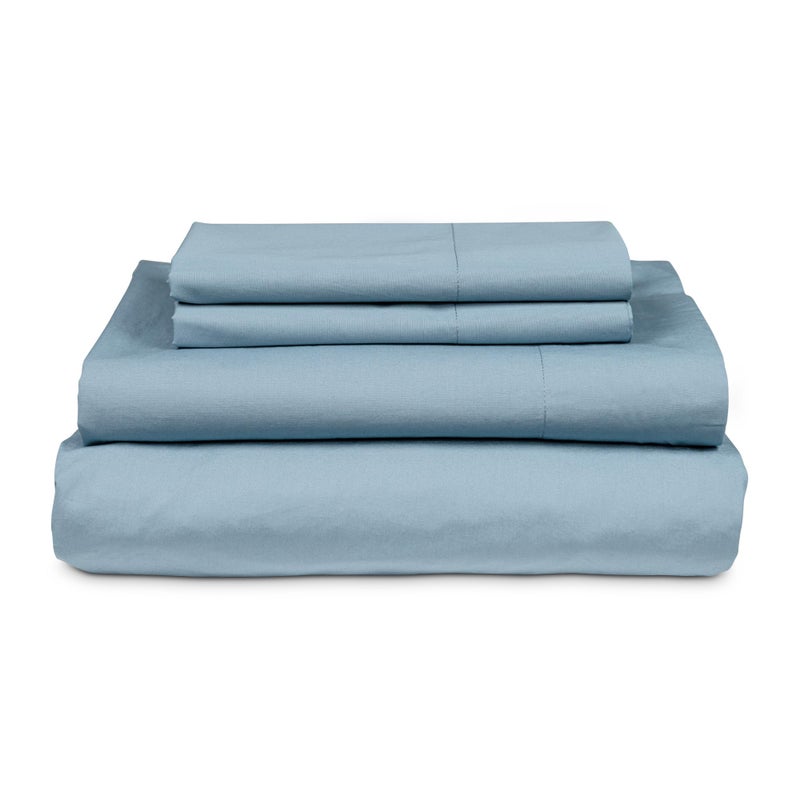 MyPillow MyPillow Percale Bed Sheets  King  Powder Blue  - Image 5