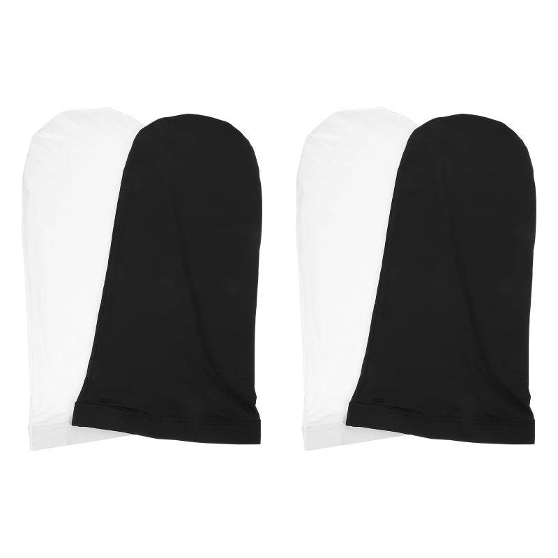 4pcs Dreadlock Caps Tail Hats Dreadlocks Sleeping Hat Unisex Turban Caps - Image 1