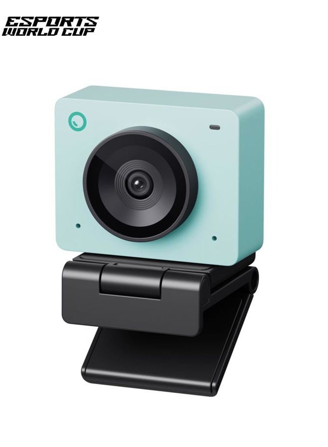 OBSBOT Meet SE 1080P 100FPS Webcam for PC, AI Framing Streaming Camera with 1/2.8" Sensor, Beauty Mode, Gesture Control, Staggered HDR, Web Camera for Desktop Computer, Laptop, Meeting. (Aurora Green) - Image 2