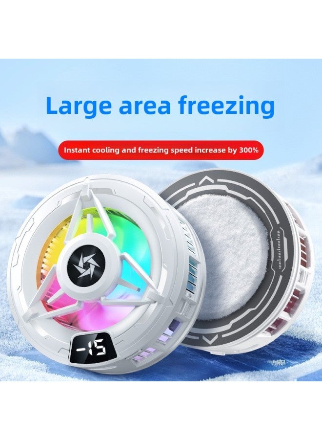 Mobile Phone Radiator SL59 Semiconductor Back Clip Magnetic Refrigeration Artifact With Digital Display Intelligent Cooling Game Live Broadcast-Color:Sl59 Radiator Special Clip  - Image 4