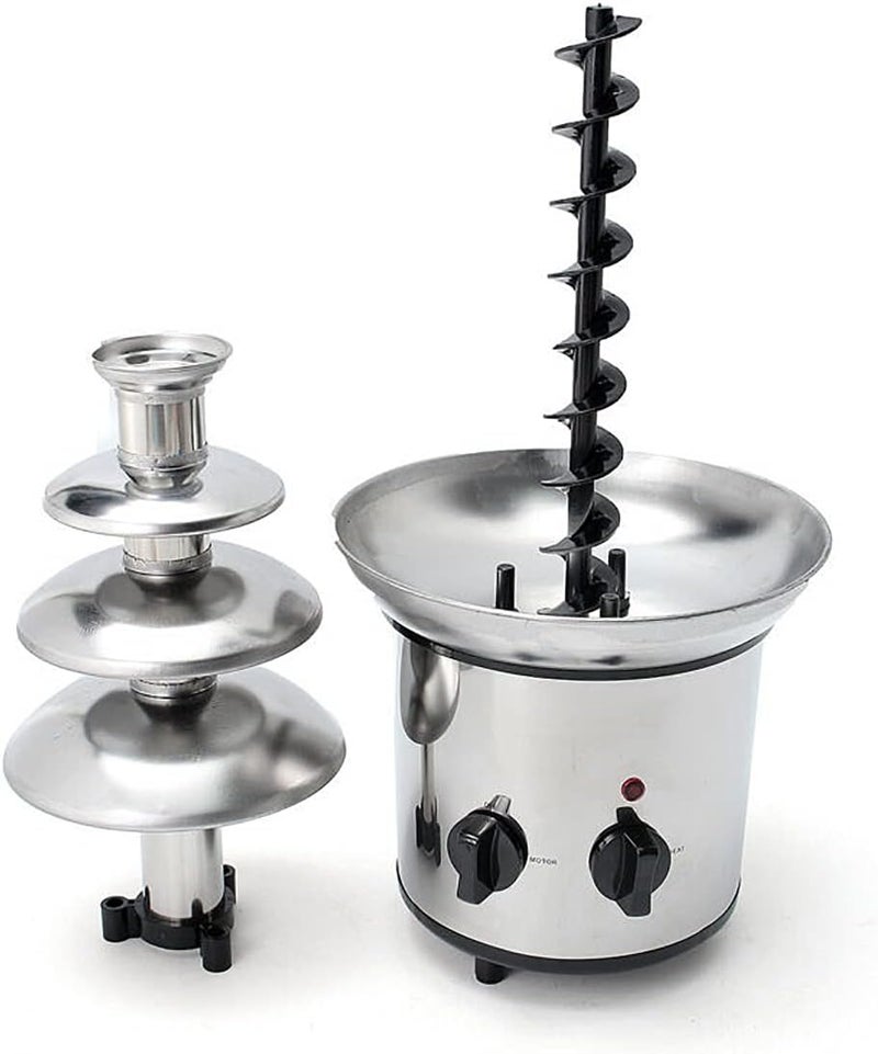ZEVELOO Chocolate Fountain Machine 4 Tier Electric Chocolate Fondue Fountain Machine 4-Pound Capacity for Chocolate Candy Butter Cheese - Image 3