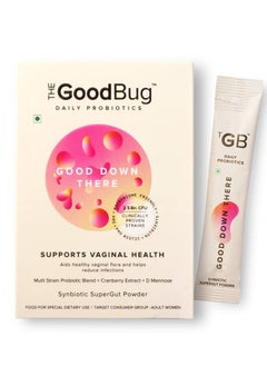 The Good Bug Good Down There SuperGut Powder for Women Pre And Probiotic Supplement that Helps Reduce UTIs 2.5 Billion CFU of Clinically Proven Strains - 15 Days Pack  - Image 1