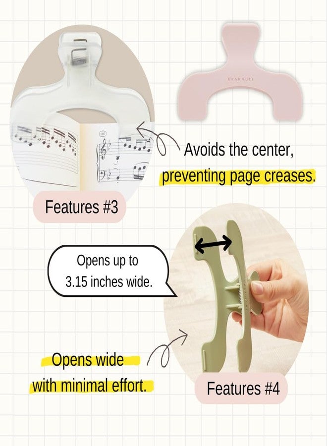 صن ستار مشبك أدوات مكتبية من صن ستار، مقطوع بقالب، مشبك خيار، بيج خوخي، S3623335 - Image 5