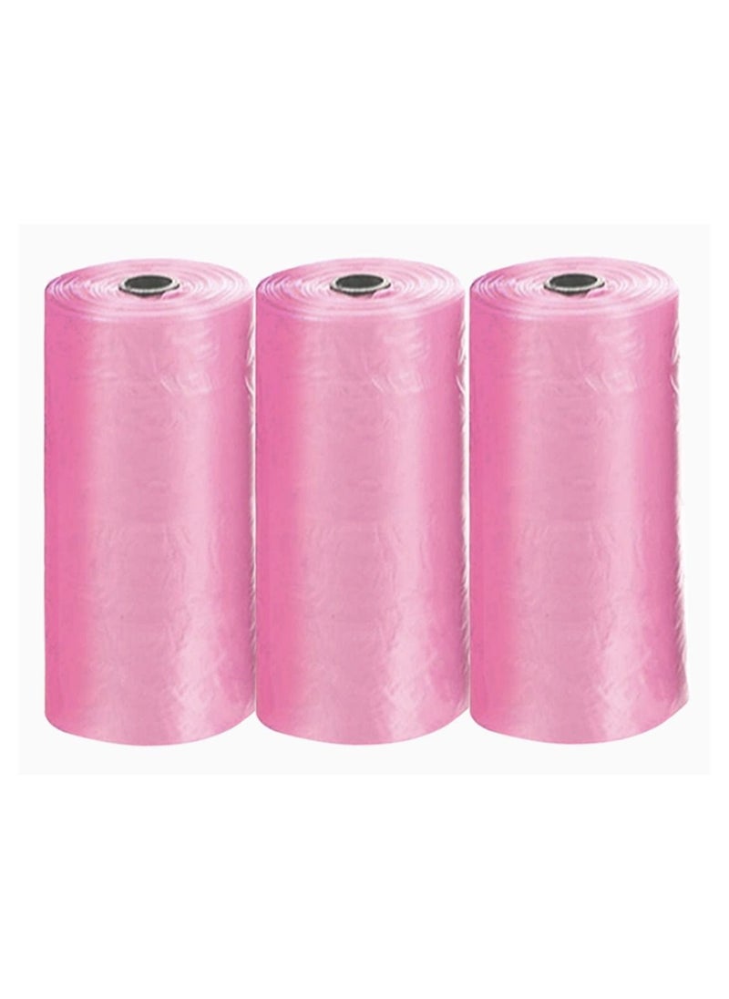 Waffee - Waffee Pet Dog Waste Bags, Poo Bags, Pack of 21 Rolls (420 Bags)-Pink - Image 1