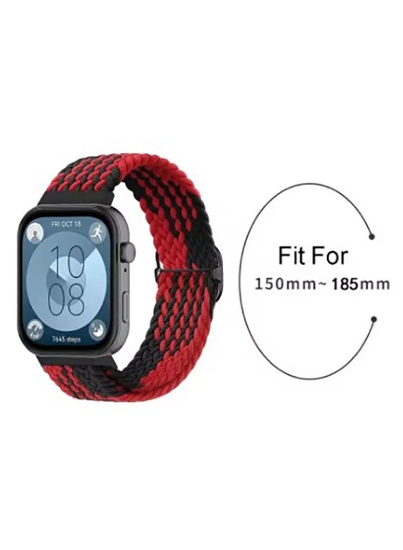 Bukela 3 Pack Braided Elastic Band for Huawei Fit 3/Fit 4 Band, Adjustable Stretchy Loop Straps for Boys Girls - Image 5