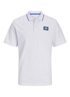 JACK & JONES Jjhudson Chest Print Polo  - Image 5