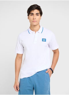 JACK & JONES Jjhudson Chest Print Polo  - Image 1