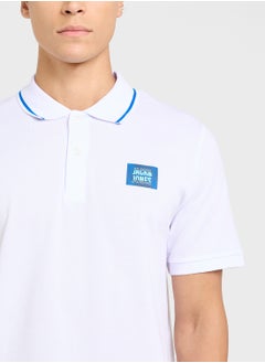 JACK & JONES Jjhudson Chest Print Polo  - Image 3