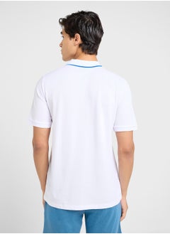 JACK & JONES Jjhudson Chest Print Polo  - Image 2