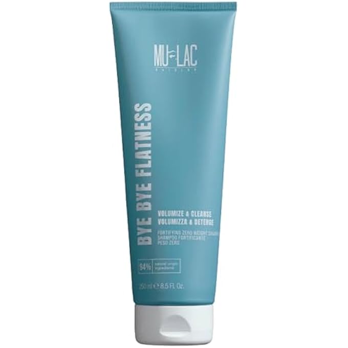 BYE BYE FLATNESS STRENGTHENING AND VOLUMISING SHAMPOO FOR FINE HAIR WITH VEGETABLE FOAMS 250 ML