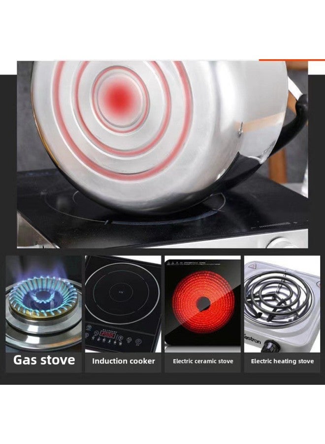 Stainless Steel Kettle 304 Kettle Household Whistle Kettle Gas Induction Cooker Special Thick Large Capacity Boiling Kettle-Capacity:Thick * 410 Plate 6 Liters  - Image 4