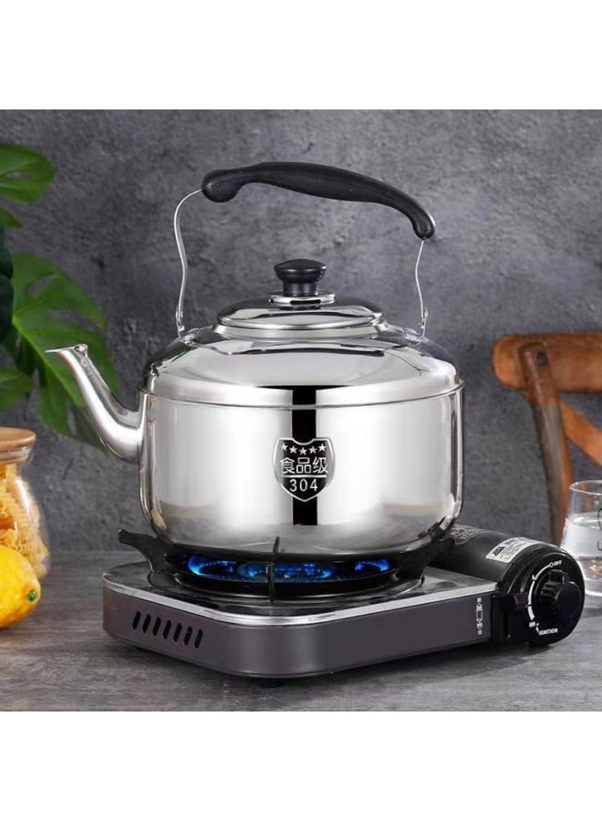 Stainless Steel Kettle 304 Kettle Household Whistle Kettle Gas Induction Cooker Special Thick Large Capacity Boiling Kettle-Capacity:Thick * 410 Plate 6 Liters  - Image 3