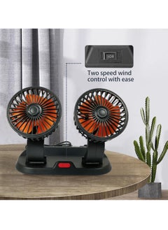 AGC Double-Headed Vehicle Fan - 360° Rotation, Dual Speed, Low Noise, Energy Saving - pzsku/Z04C59A2761A7AB981B5CZ/45/_/1722842647/ee0aa2af-43fb-49d3-99da-a881d9a6e1be