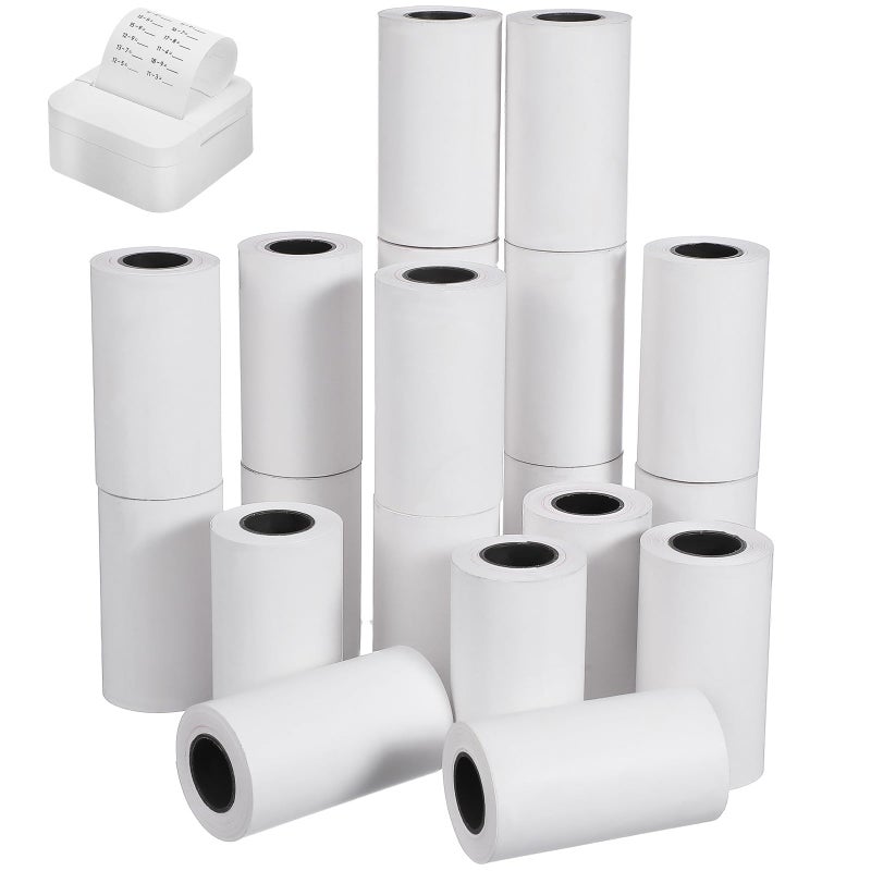 57x30mm Thermal Paper Rolls 20 Pack For POS Credit Card Machine Receipt Printing - Image 2