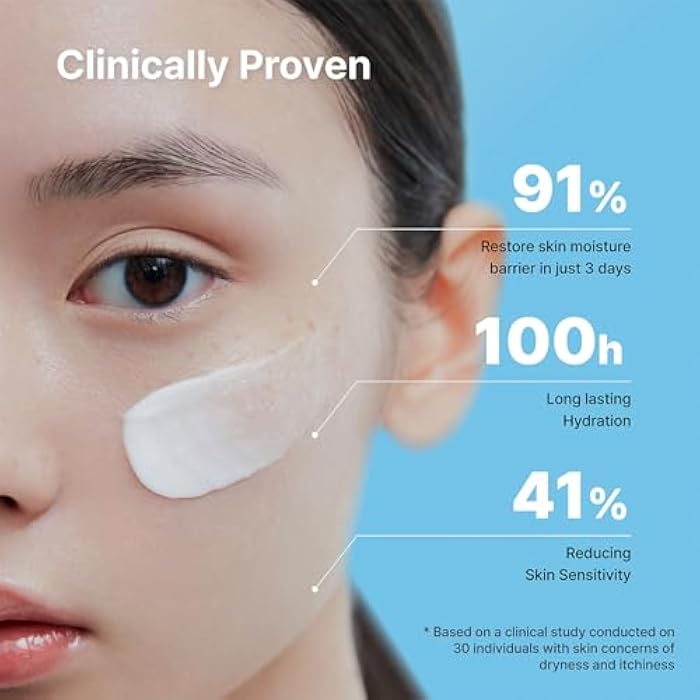 Illiyoon Ceramide Ato Concentrate Cream | Moisturizer for Dry & Sensitive Skin, 100hr Lasting Hydration, For Face & Body, Gentle for Infants, Moisture Barrier Repair, Vegan Certified, 6.76 fl.oz. - Image 3