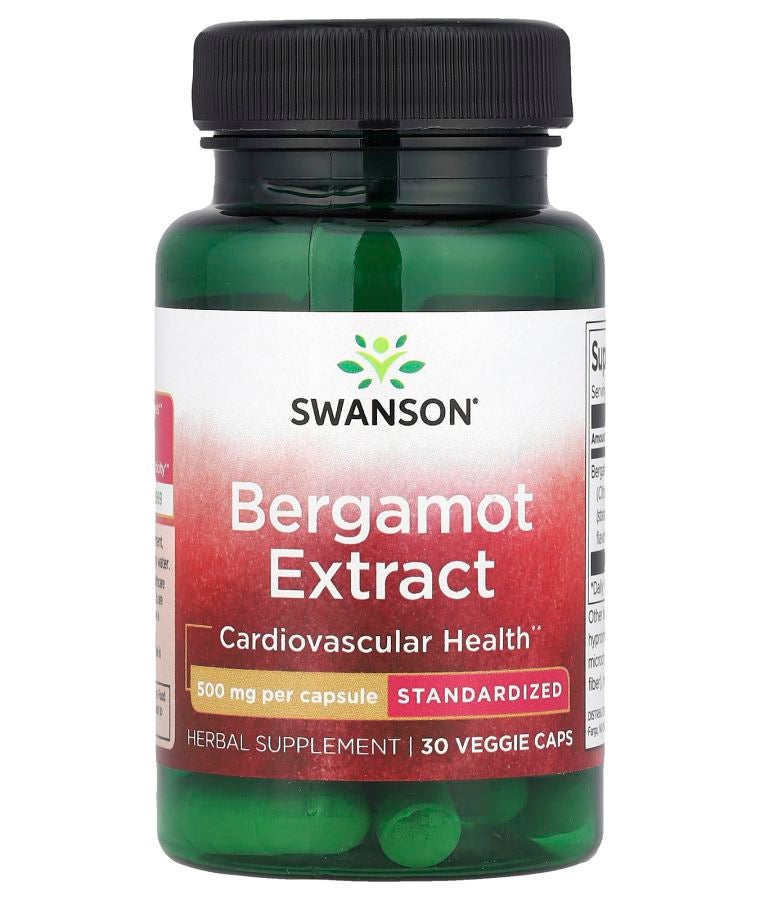 Bergamot Extract 500 mg 30 Veggie Caps
