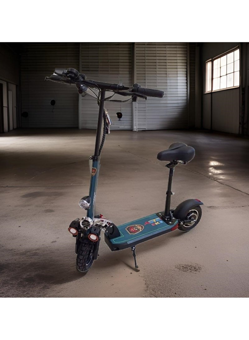 Aster E10 High Powered Electric Bike for Efficient Commuting Blue - Image 2