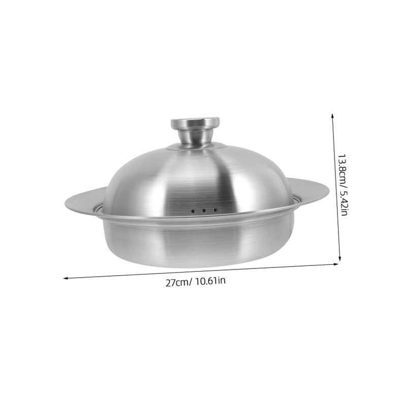 Stainless Steel Steamer Tray with Ventilation for Buns Eggs Food Kitchen Use - Image 3
