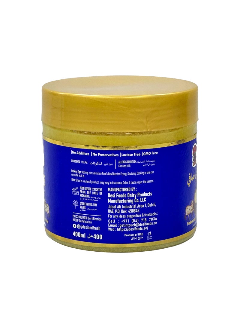 Desi & Fresh Pure Cow Desi Ghee 400ml - Image 3