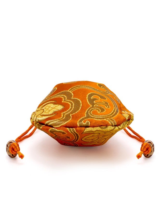ZOOFOX 60 Pieces Silk Brocade Jewelry Bags Bulk, Small Fabric Gift Bags with Drawstring, Jewelry Gift Pouches for Wedding Christmas Party - Image 4