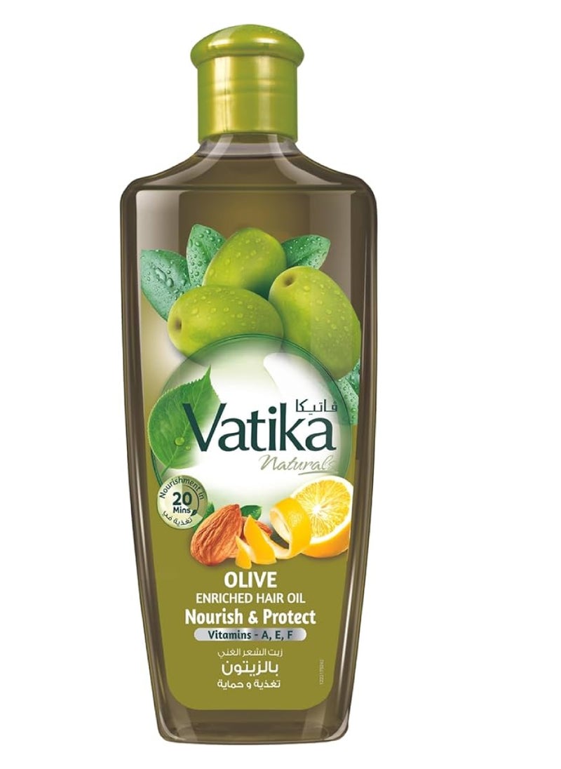 VATIKA VATIKA OLIVE HAIR OIL NOUR&PROTECT 300ML 