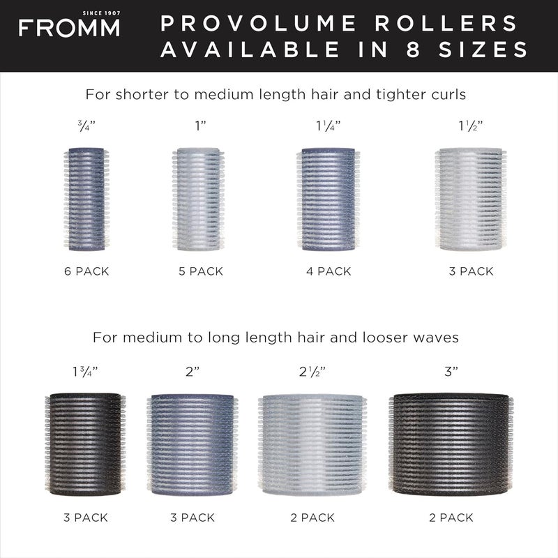 فروم من ProVolume مقاس 3 بوصات، بكرو شعر سيراميكية أيونية، عبوة من 2 - Image 3