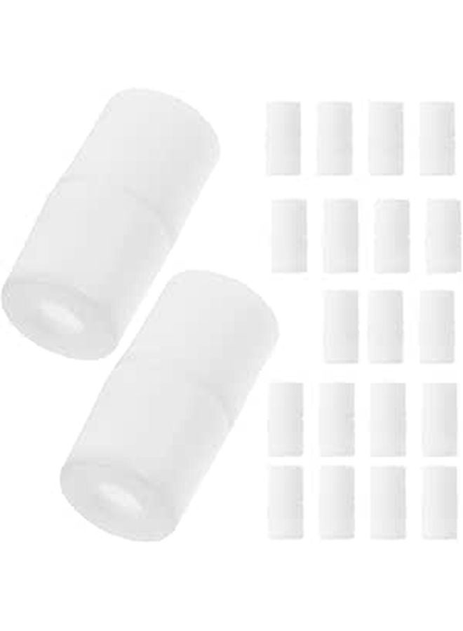 White Plastic Breakaway Lanyard Clasps 50pcs Safety Barrel Buckle For DIY Jewelry Necklace Bracelet Craft - Image 1