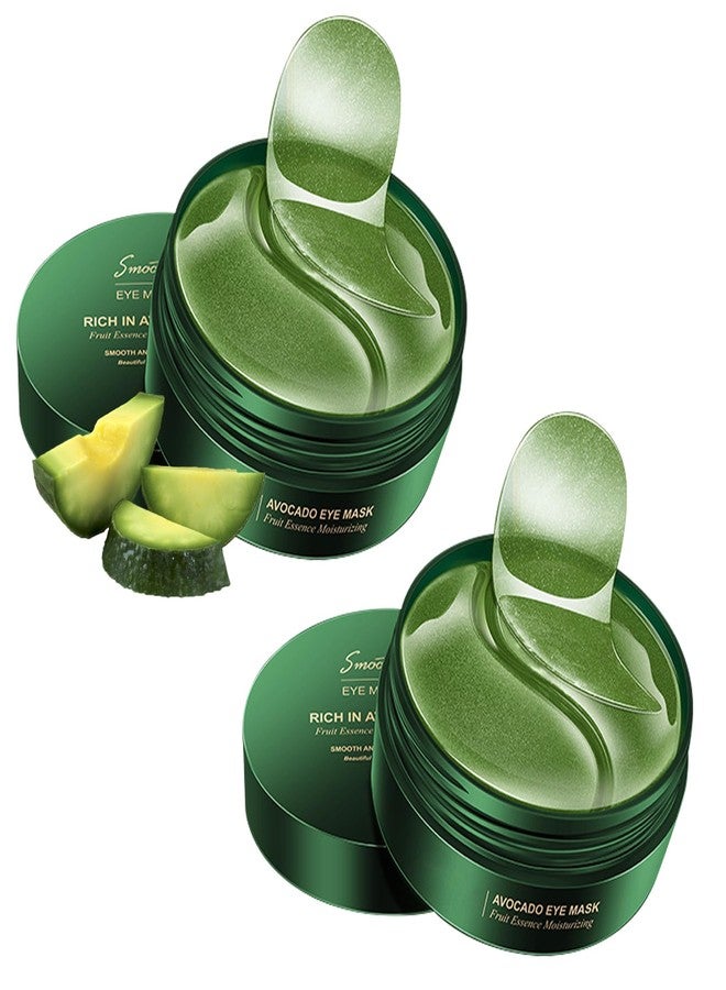 XMXueMei Avocado Golden Under-Eye Mask Skincare 2-Pair Set, Moisturizing, Non-Greasy Patches for Women and Men, Travel-Size, Long-Lasting, Refreshing Eye Care Gel Pads Gift Set 01 - Image 1