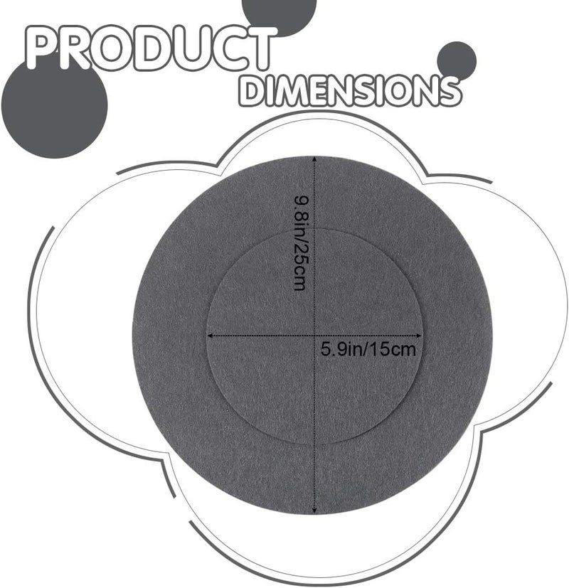 YQL Soft Felt Plate Protectors, Set of 30 and 2 Different Size, Plate Separators Pads China Storage Dividers Protectors Dish Protectors Pads for Protecting and Stacking Your Cookware - Image 3