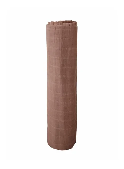 mushie Swaddle Blanket Organic Cotton - Tawny Birch
