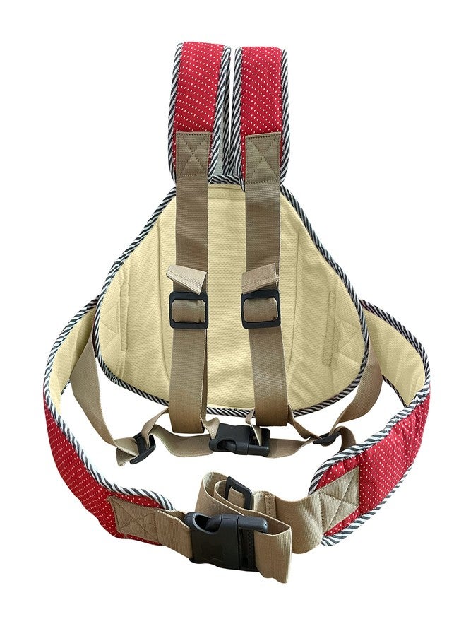 MADAFIYA - Two Wheeler Child Seat Belt - Baby Safety Belt - (Maroon) - Image 4