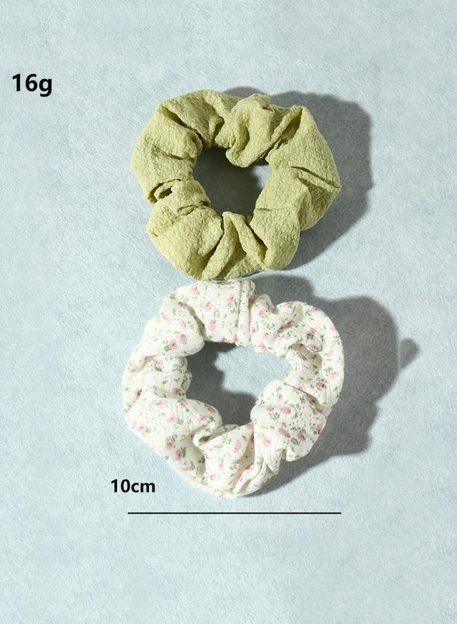 تايك تو مجموعة من 2 ربطة شعر بطبعات - Image 5