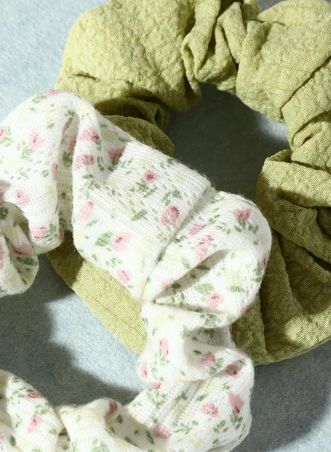 Take Two Take Two Set of 2 - Printed Hair Ties