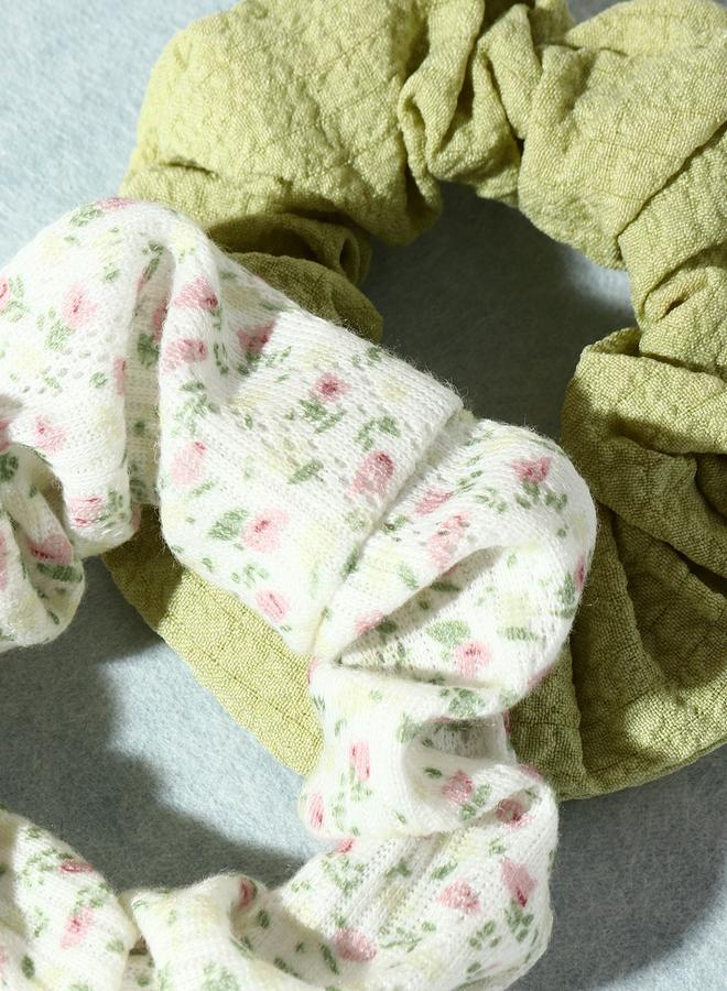 تايك تو مجموعة من 2 ربطة شعر بطبعات - Image 2