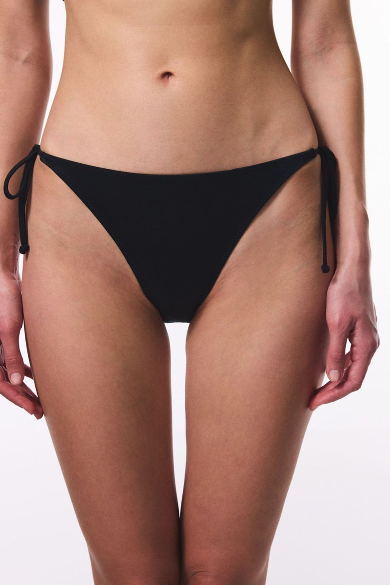 PENTI Tie Side Low Waist Bikini Bottom - Image 1