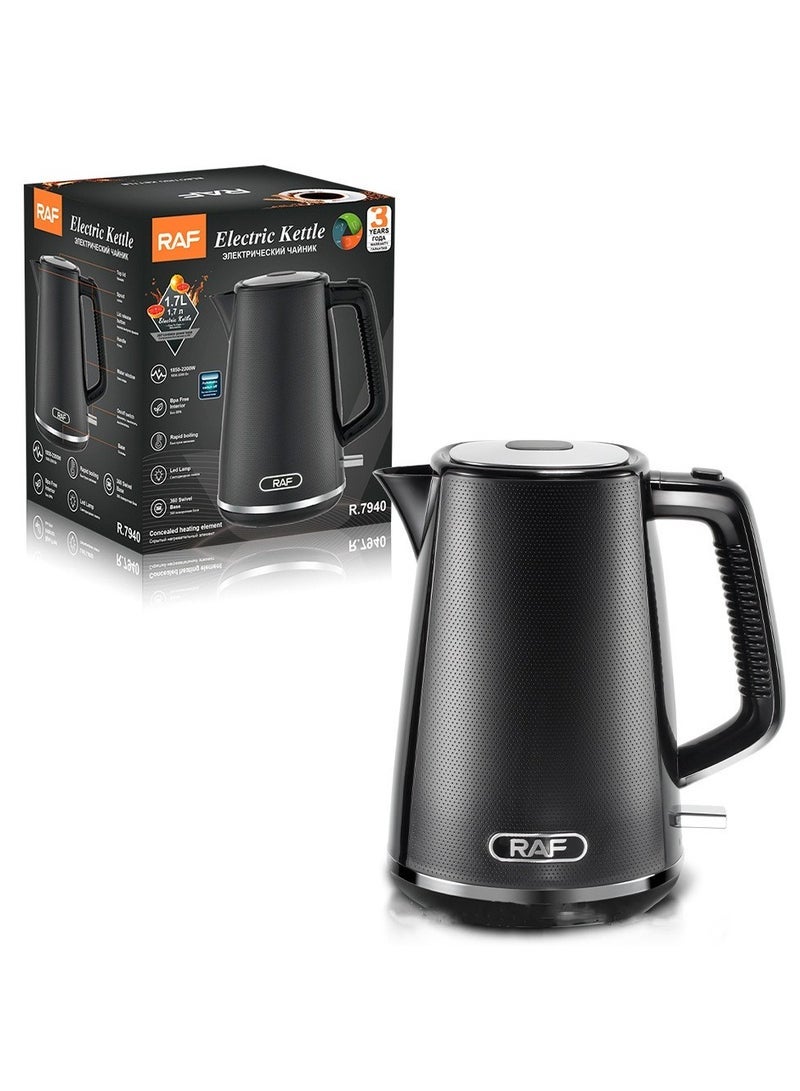 آر إيه أف غلاية منزلية من الفولاذ المقاوم للصدأ تعمل بإيقاف التشغيل التلقائي1.7 لتر - Image 2