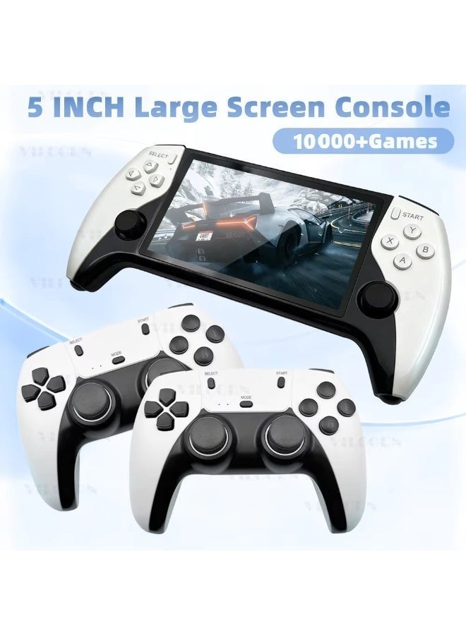 ELTRAZONE SF3500 Plus Handheld Game Console, 5-Inch HD IPS Screen, 10000+ Retro Games, 64GB Storage, Dual Joysticks - Image 1