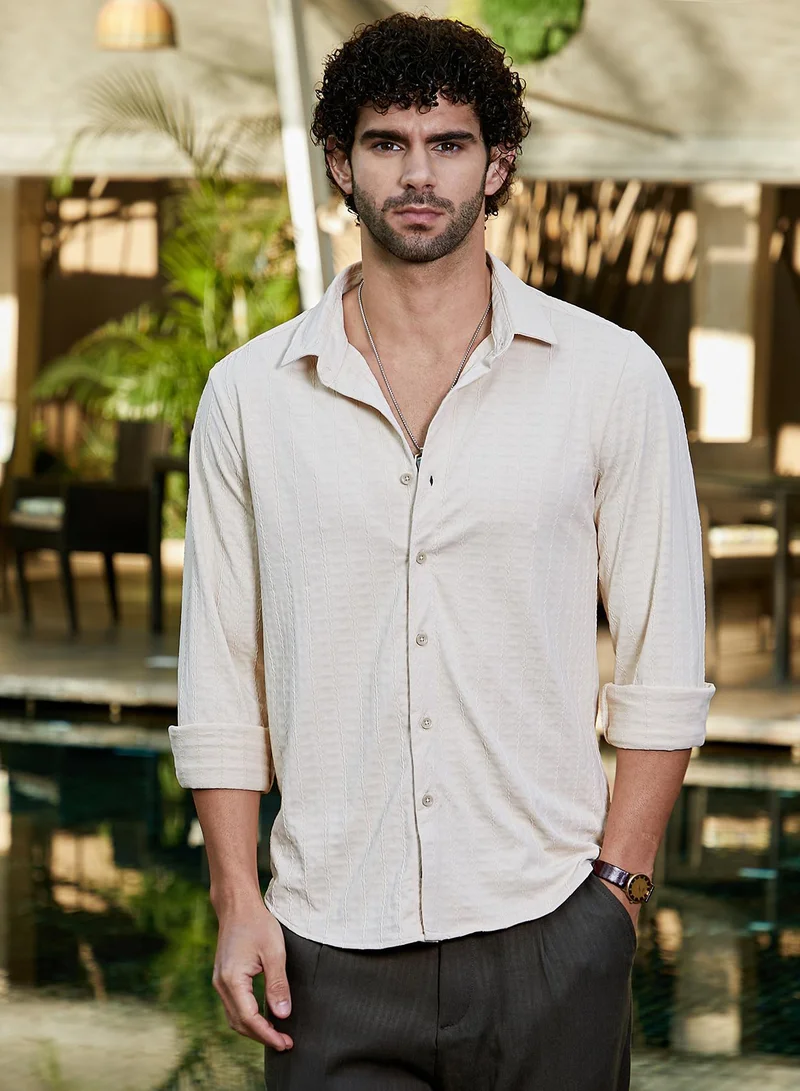 كامبوس سوترا قميص رجالي سبايرل نوت بيج