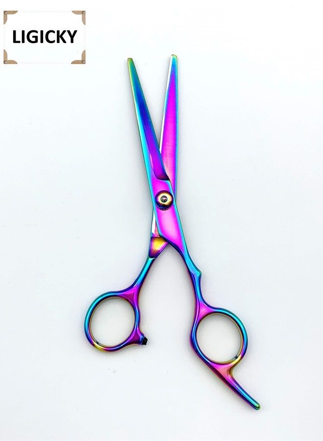 LIGICKY Hair Cutting Scissors Kit Professional Stainless Steel Hairdressing Scissors Set Hair thinning Shears Bang Hair Scissor for Kids/Salon/Home - Image 3