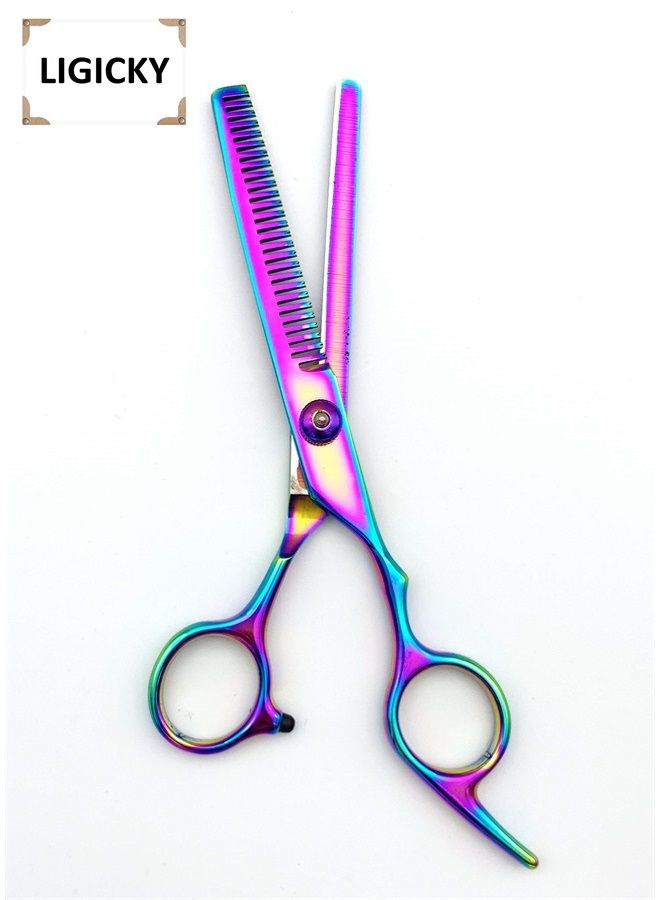LIGICKY Hair Cutting Scissors Kit Professional Stainless Steel Hairdressing Scissors Set Hair thinning Shears Bang Hair Scissor for Kids/Salon/Home - Image 5