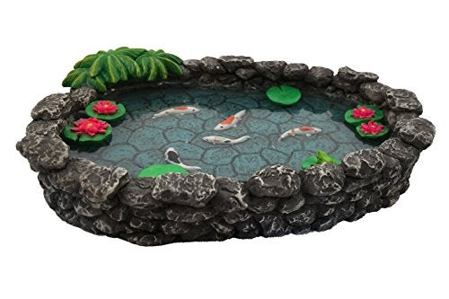 GlitZGlam KOI Miniature Pond for Fairy Garden - Enchanted Garden Accessories - Image 3