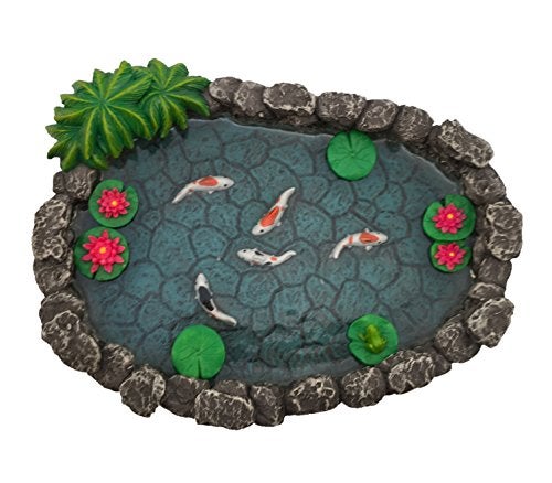 GlitZGlam KOI Miniature Pond for Fairy Garden - Enchanted Garden Accessories - Image 2