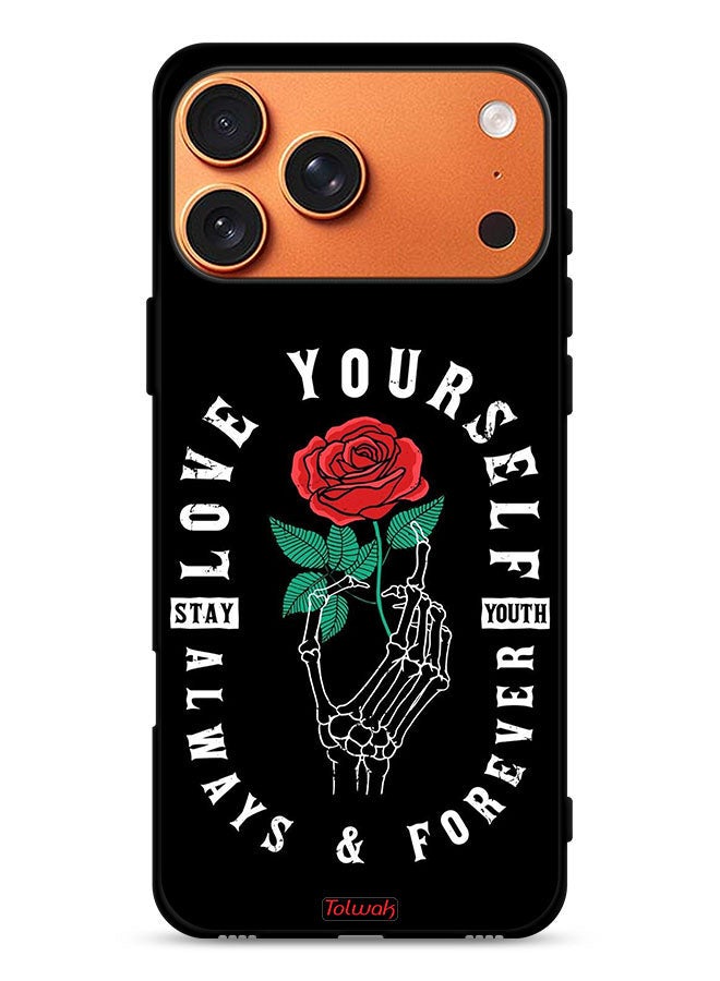 Tolwak Apple iPhone 17 Pro Max Protective Case Cover Love Yourself Always - Image 1